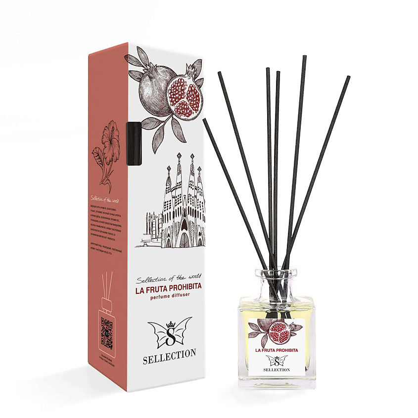 Изображение товара Аромадиффузор SELLECTION La fruta prohibida 100 палочек для ароматизации помещений