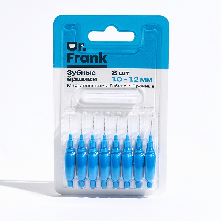 Изображение товара DOCTOR FRANK Зубные ершики, В упаковке 8 шт.;Цвет: синий