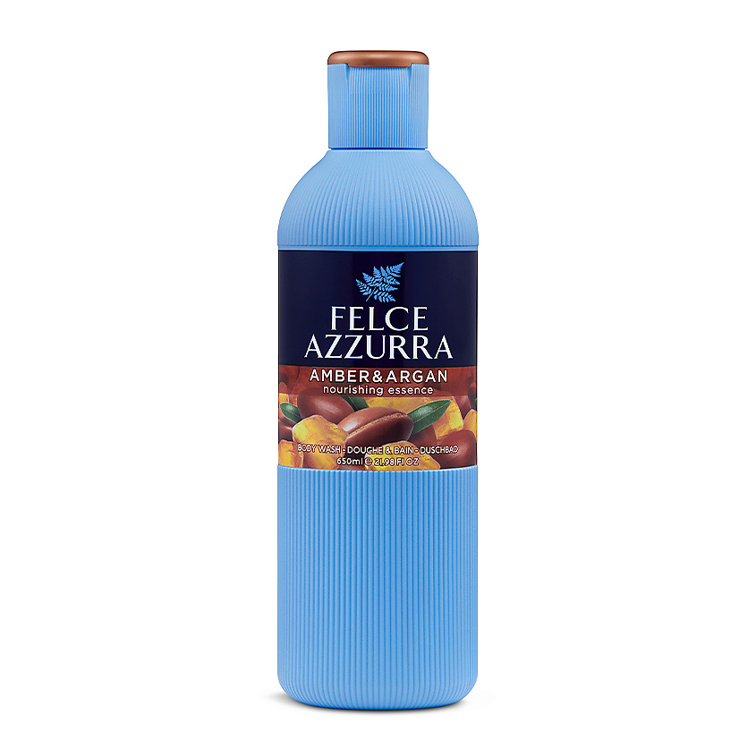 Изображение товара FELCE AZZURRA Гель для душа Амбра и Аргановое масло Amber & Argan Nourishing Essence, 650 мл