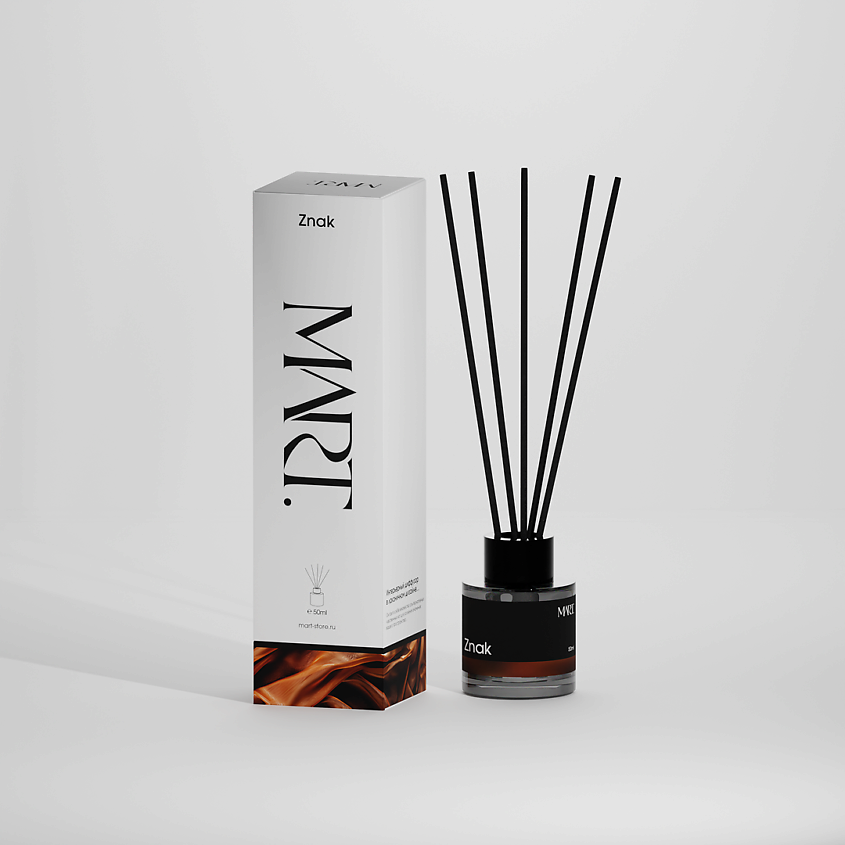 Изображение товара MARTHOME. Ароматический диффузор "Коричневый сахар и инжир", 1 шт.