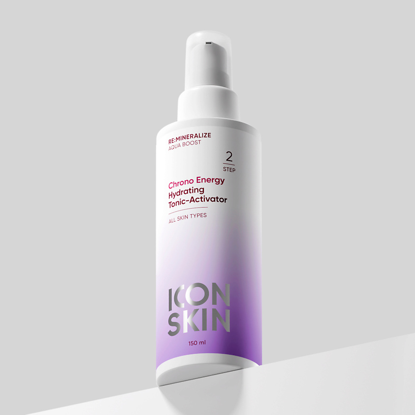 Изображение товара ICON SKIN Увлажняющий тоник-активатор Chrono Energy, флакон, 150 мл