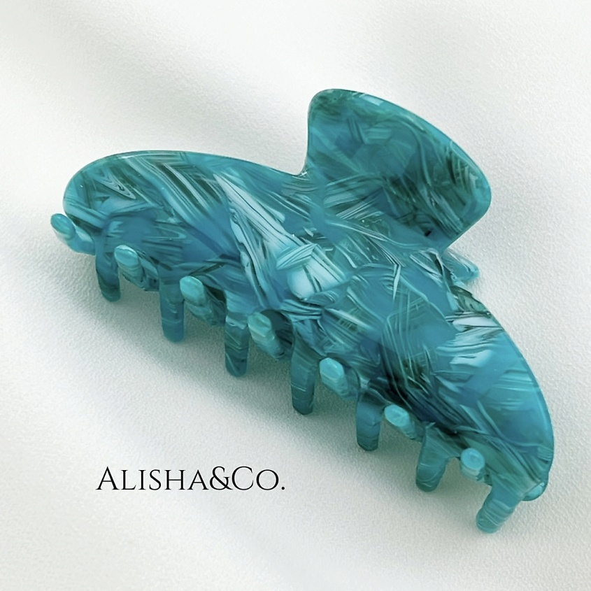 Изображение товара ALISHA&CO. Крабик для волос средний Jolie, Зеленый