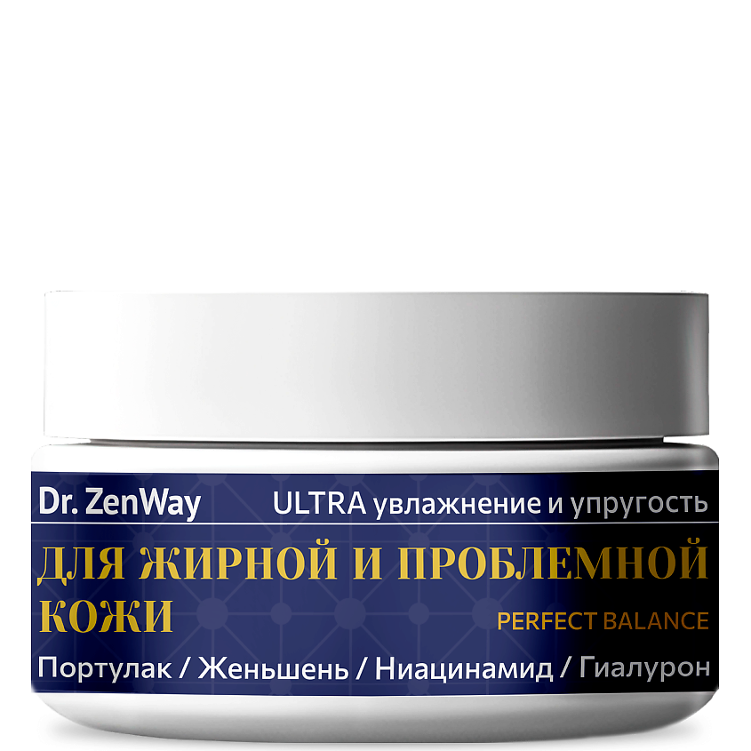 Изображение товара ZENWAY Увлажняющий крем для лица с ниацинамидом для жирной кожи, 50 мл