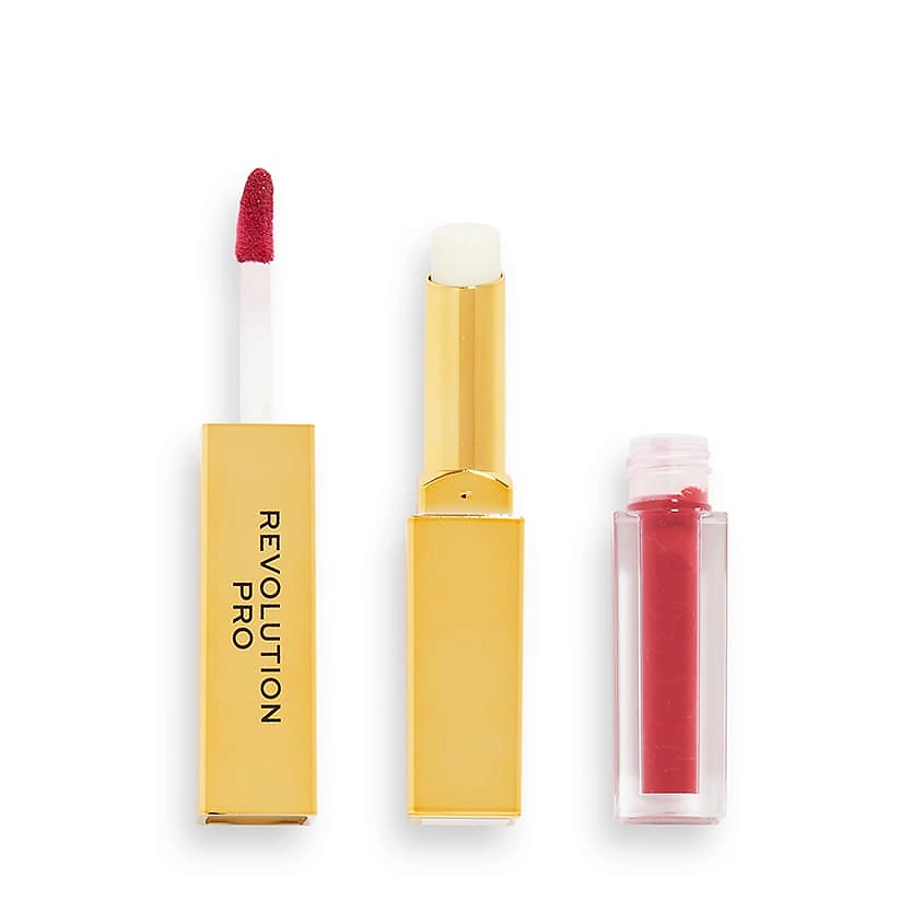 Изображение товара REVOLUTION PRO Жидкая помада и бальзам для губ 2 в 1 2 В 1 SUPREME STAY 24H LIP DUO, Stiletto, 2,5 мл