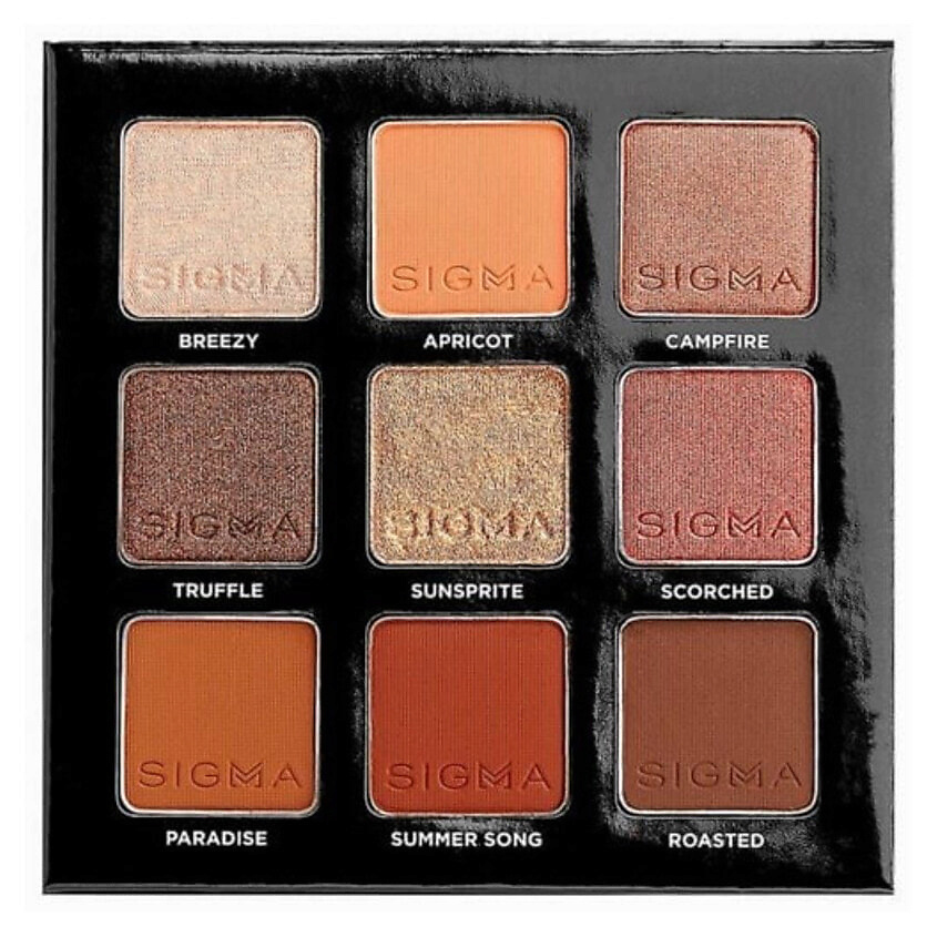 Изображение товара SIGMA BEAUTY Палетка теней Eyeshadow Palette, fiery