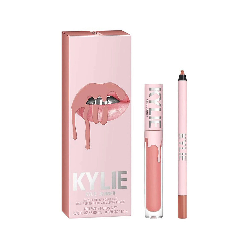 Изображение товара KYLIE COSMETICS BY KYLIE JENNER Набор для макияжа губ Matte Lip Kit Помада+Карандаш, 808 - KYLIE