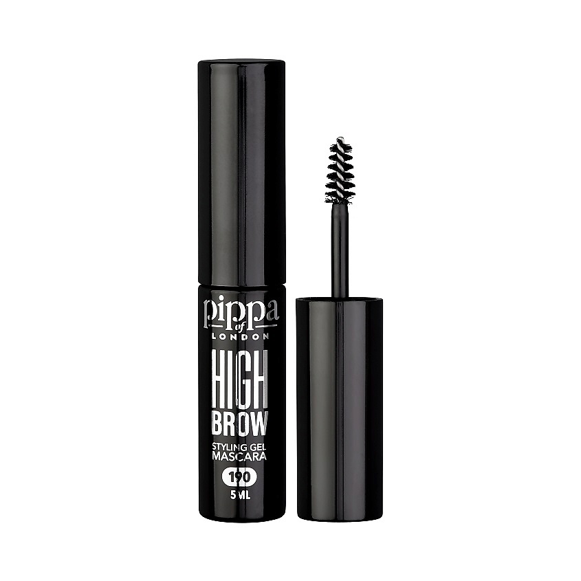 Изображение товара Гель для бровей PIPPA OF LONDON Highbrow Brow Gel № 190 5 мл прозрачный стойкий и веганский