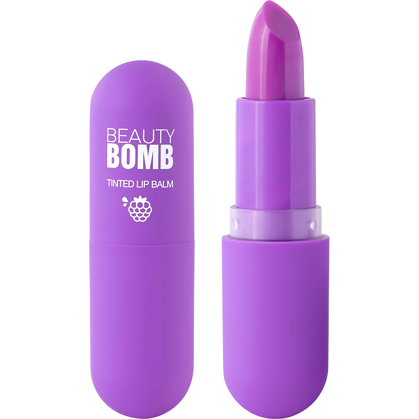 Изображение товара BEAUTY BOMB Бальзам для губ Tinted Lip Balm, 3 г, № 04 GRAPE
