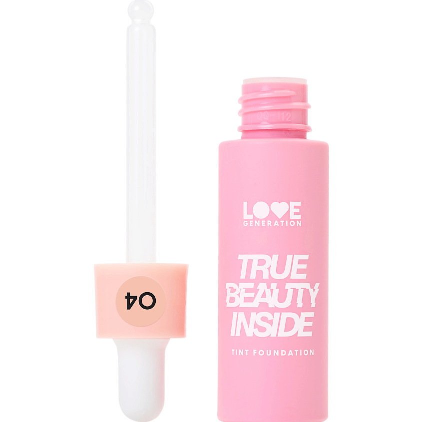 Изображение товара LOVE GENERATION Тональный крем-тинт True Beauty inside, 04 creamy toffee - бежевый, 27 мл