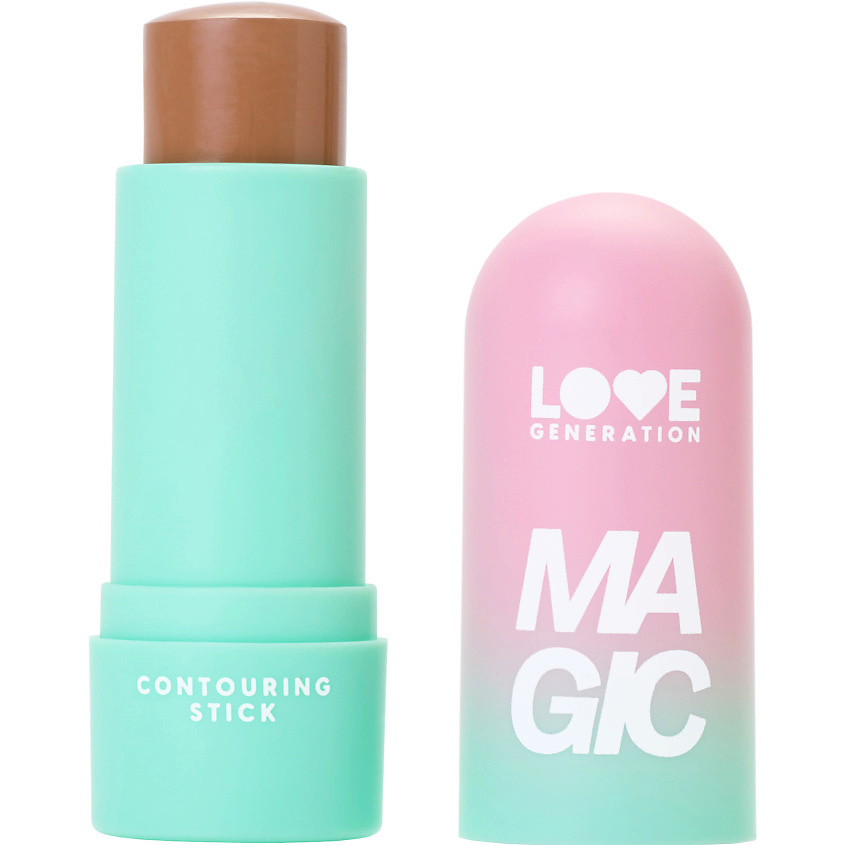 Изображение товара LOVE GENERATION Скульптор для лица в стике Magic, 01 latte love - теплый коричневый, 5,5 г