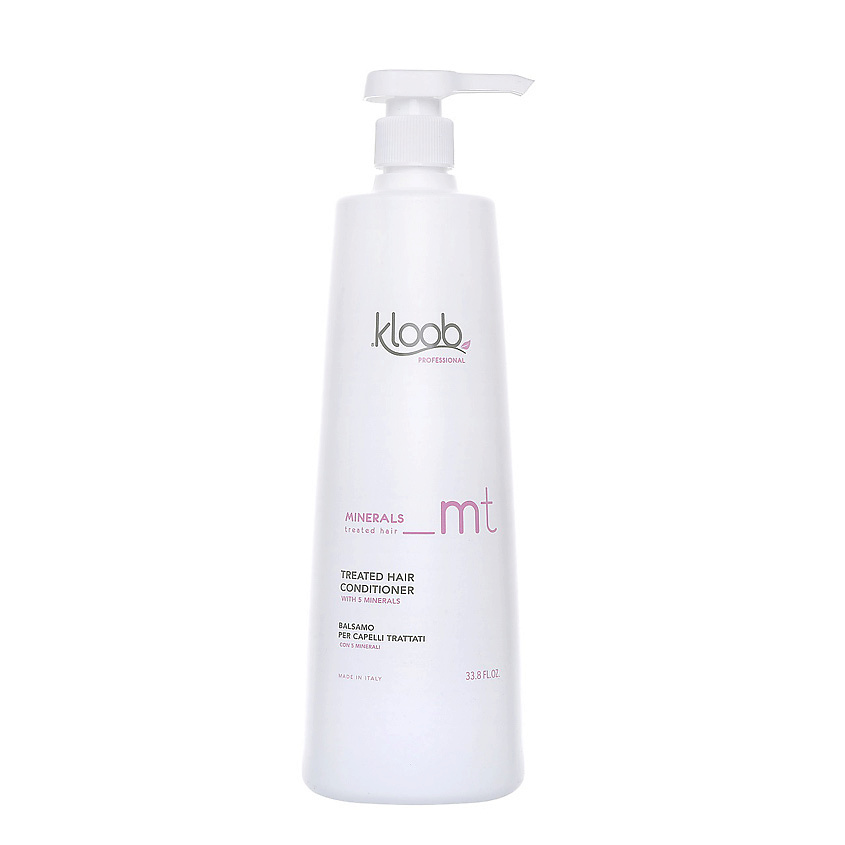 Изображение товара KLOOB Бальзам для поврежденных волос Minerals Treated Hair Conditioner, 1000 мл