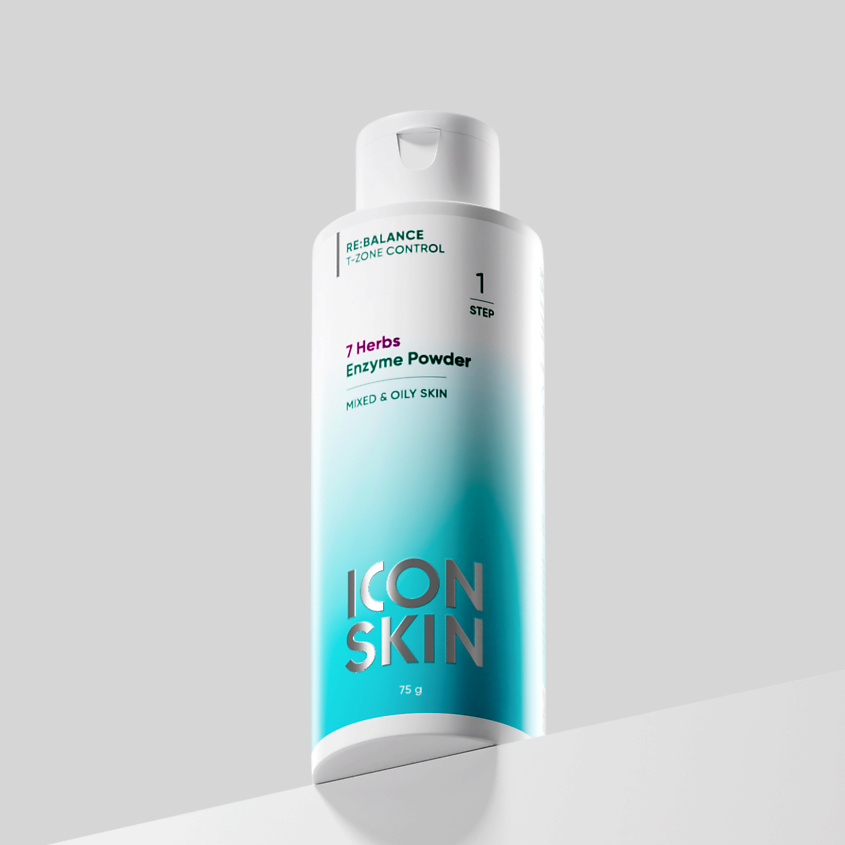 Изображение товара ICON SKIN Энзимная пудра для умывания 7 Herbs, 1 шт.