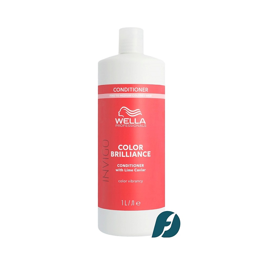 Изображение товара WELLA PROFESSIONALS Бальзам для окрашенных нормальных и тонких волос Invigo Color Brilliance, 1000 мл