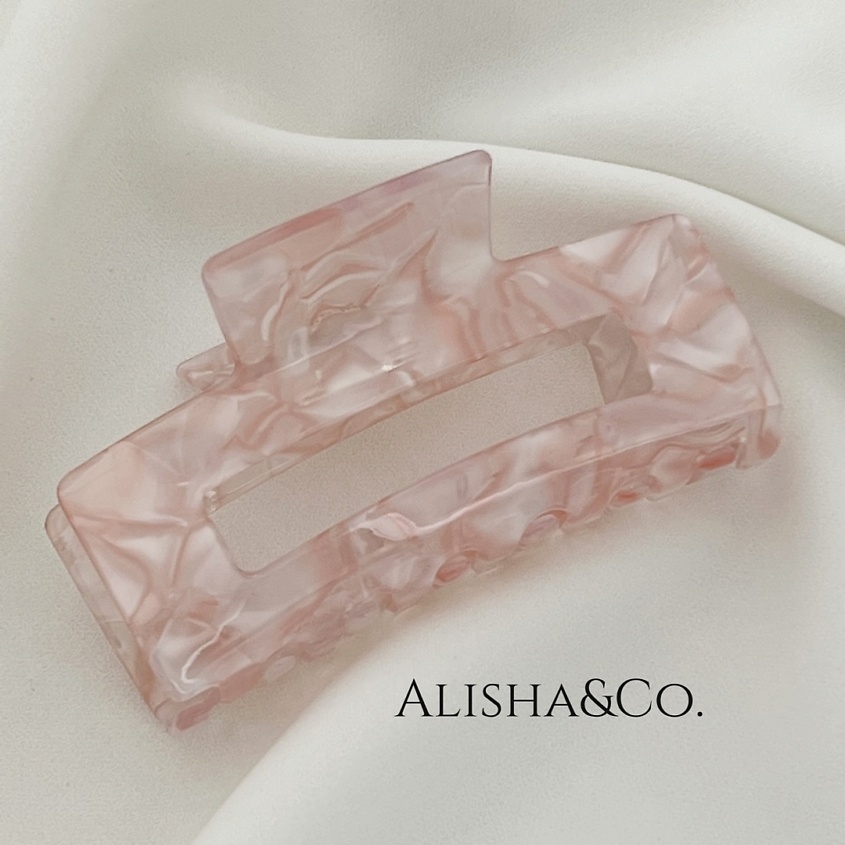 Изображение товара ALISHA&CO. Крабик для волос большой Universe, Розовый