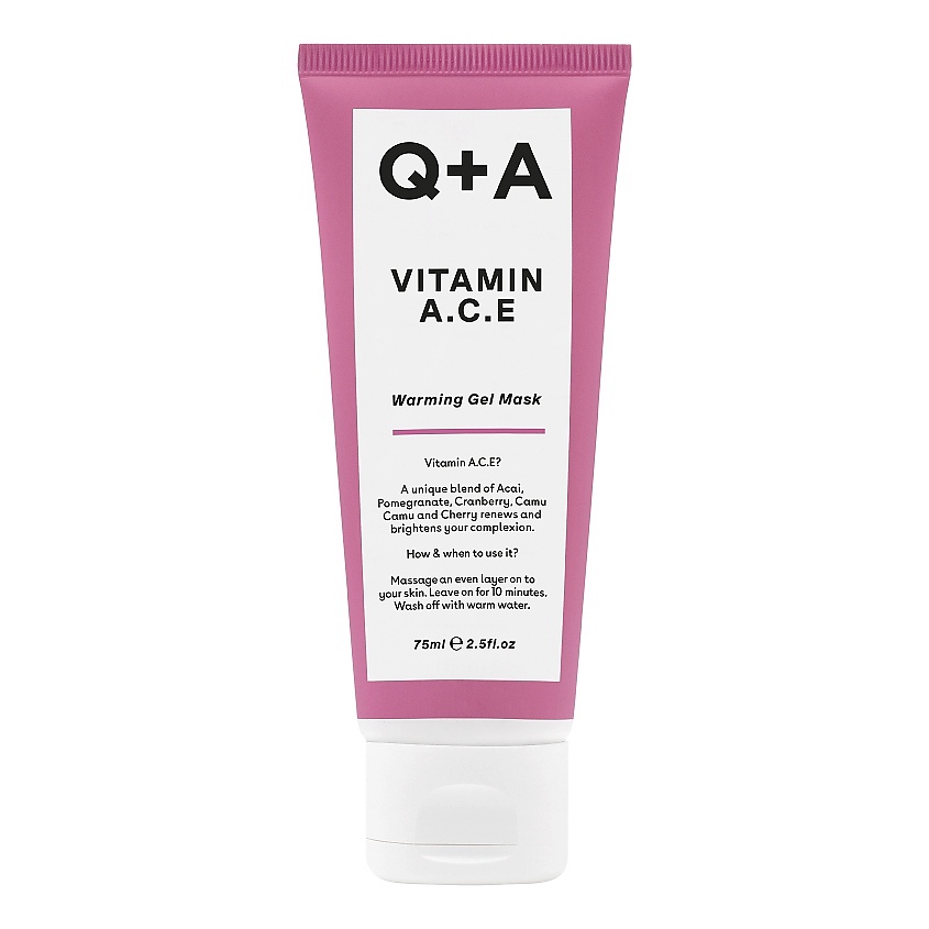 Изображение товара Q+A Гелевая маска для лица Vitamin A.C.E, 75 мл