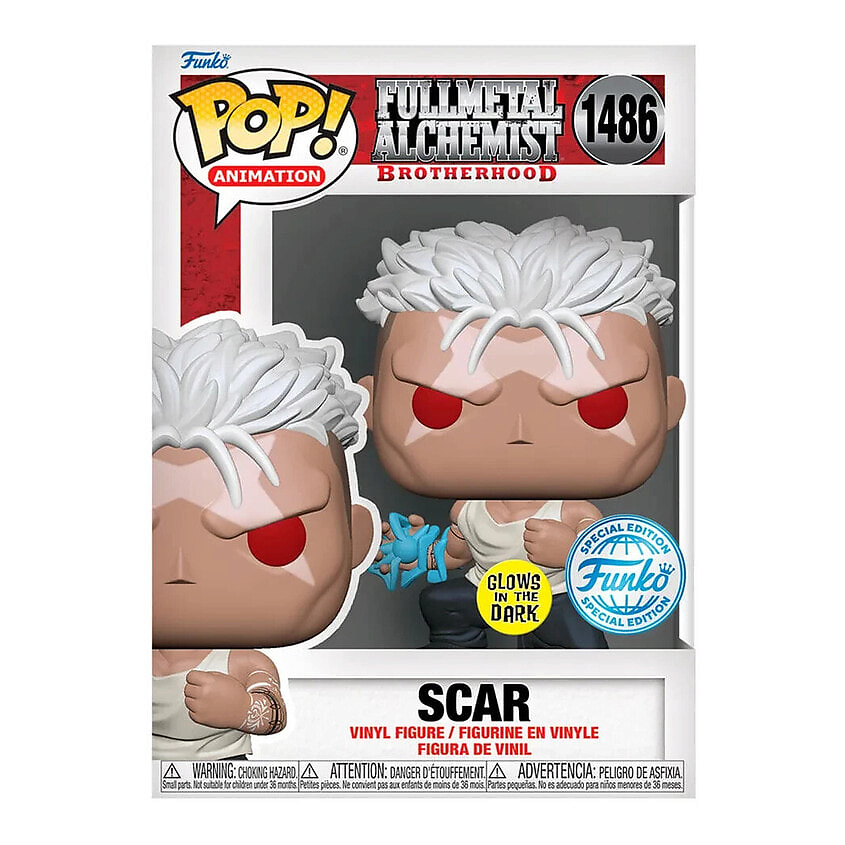 Изображение товара Фигурка Funko POP! Fullmetal Alchemist Brotherhood Scar Exclusive мультиколор коллекционная игрушка