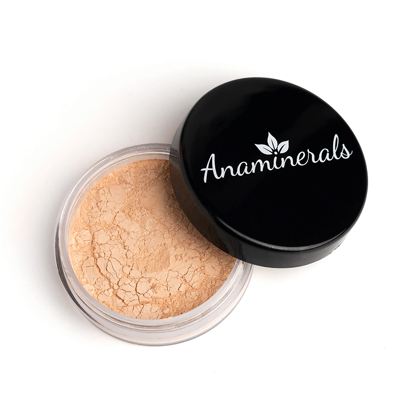 Изображение товара ANAMINERALS Минеральный хайлайтер Gold, Подходит для кожи среднего оттенка, смуглая, темный поддон. Дает атласное свечение