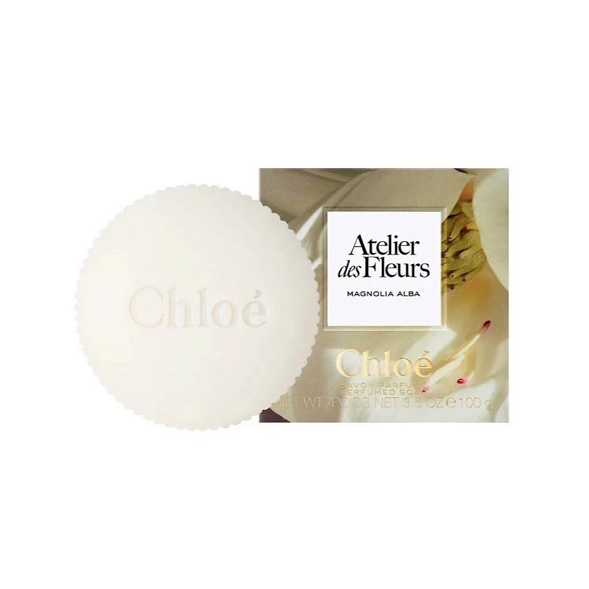 Изображение товара CHLOE Твердое парфюмированное мыло Atelier des Fleurs Magnolia Alba, 100 г.