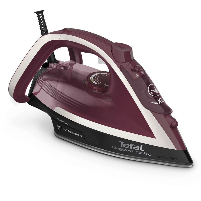 Изображение товара TEFAL Утюг UltraGliss Plus FV6833E0, с паровым ударом 260 г/мин, функцией вертикального отпаривания, эко режимом, 2800 Вт