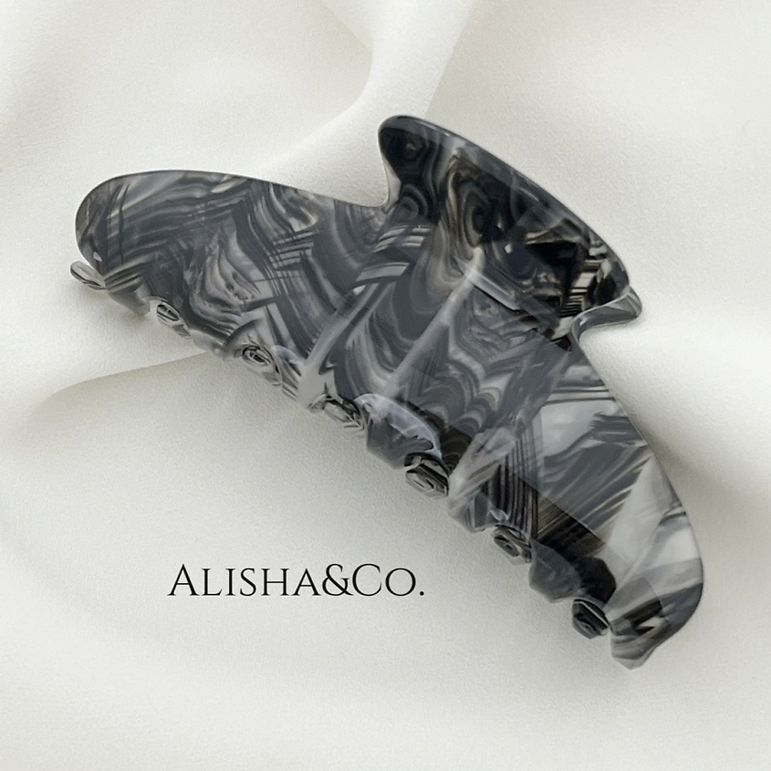 Изображение товара ALISHA&CO. Крабик для волос большой INDIGO, Черный