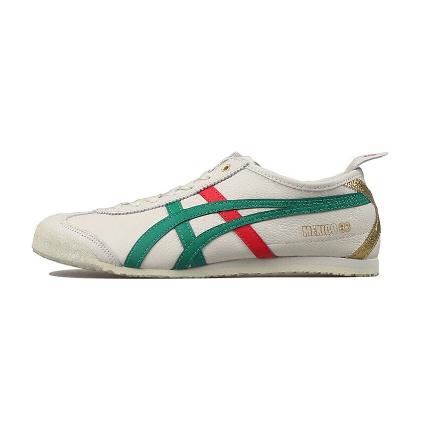 Изображение товара Кроссовки Onitsuka Tiger Mexico 66 Birch Kale Red Gold мужские из кожи и ткани