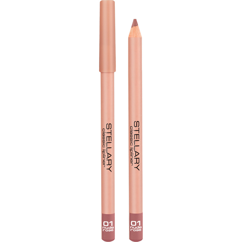 Изображение товара Карандаш для губ STELLARY Lipliner № 01 Nude Rose 1,35 г яркий контур