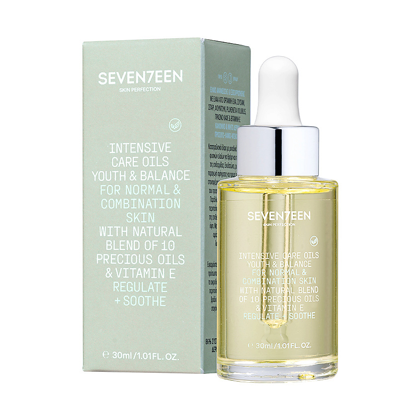 Изображение товара Масло для лица SEVEN7EEN Intensive Care Oils Youth & Balance 30 мл натуральное омолаживающее средст