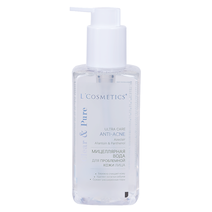 Изображение товара Мицеллярная вода Clear & Pure для проблемной кожи 1 шт. L'Cosmetics