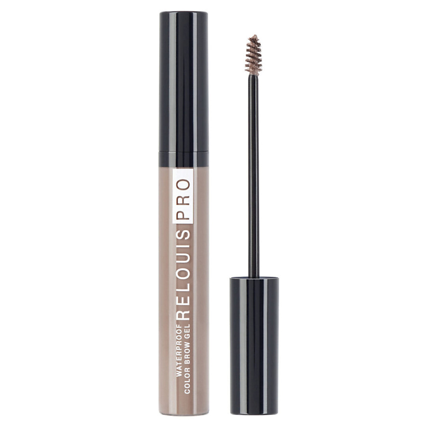 Изображение товара RELOUIS Гель для бровей водостойкий оттеночный Waterproof Color Brow Gel, тон:02 ,:Tаupe