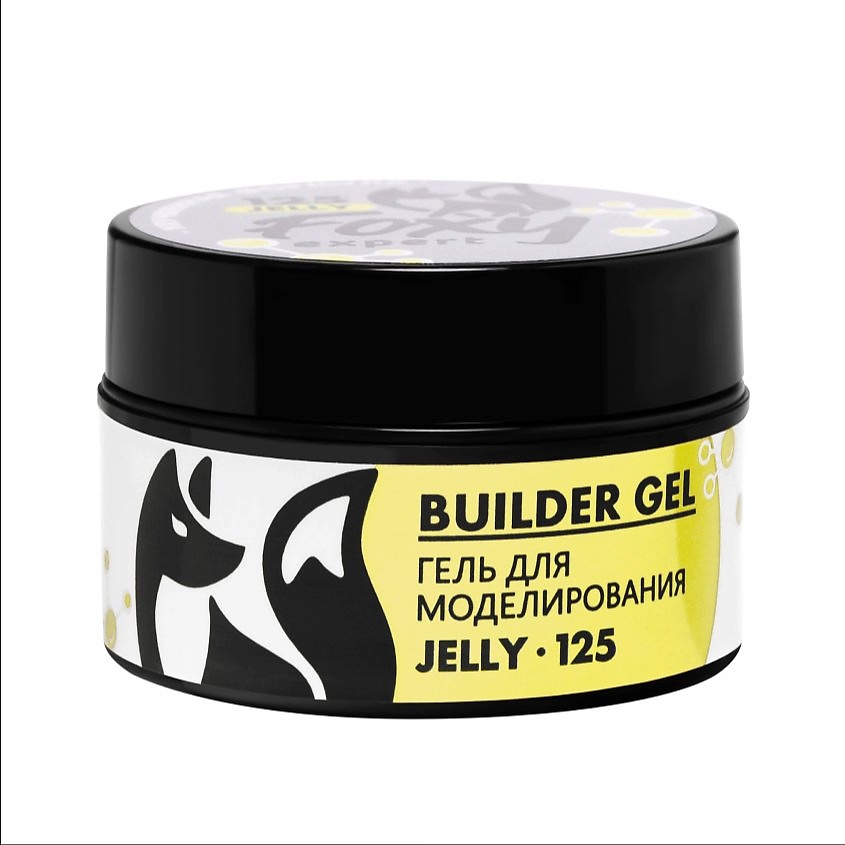 Изображение товара FOXY EXPERT Витражный гель для наращивания ногтей №125, 15 мл