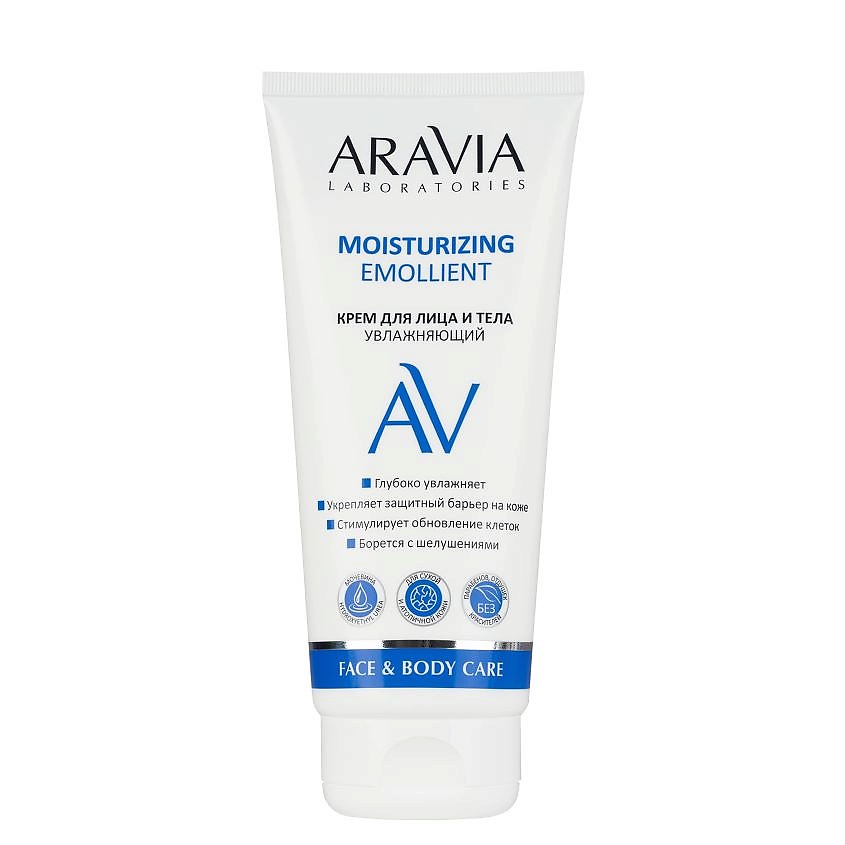 Изображение товара ARAVIA LABORATORIES Крем для лица и тела увлажняющий Moisturizing Emollient, 200 мл