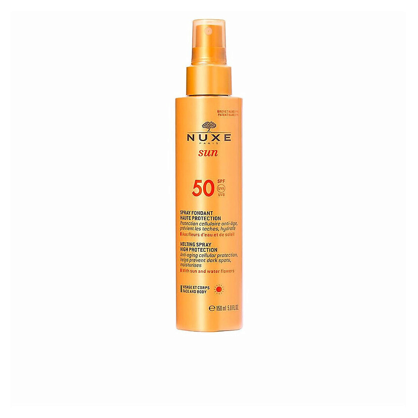 Изображение товара NUXE Солнцезащитный спрей для лица и тела Melting Spray Face&Body SPF50, 150 мл