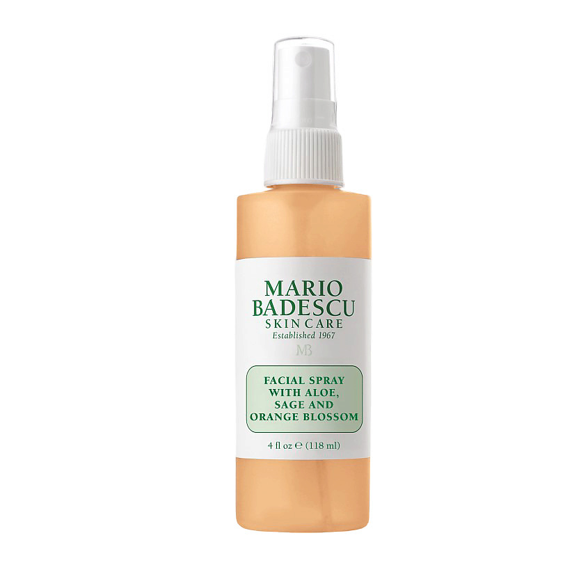 Изображение товара MARIO BADESCU Спрей для лица с экстрактом алоэ шалфеем и экстрактом апельсина Facial Spray With Aloe Sage And Orange Blossom, 118 мл