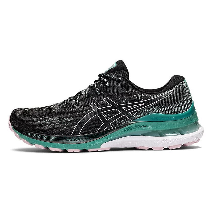 Изображение товара Кроссовки ASICS Gel Kayano 28 для женщин черные с серым и зеленым