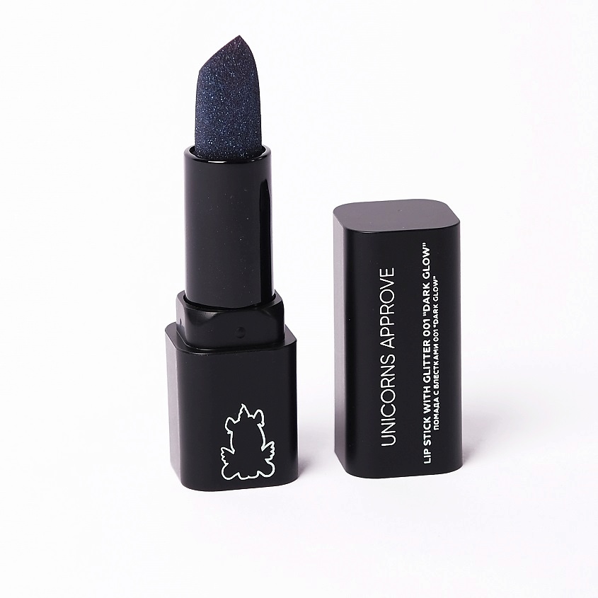Изображение товара Помада с блестками UNICORNS APPROVE DARK GLOW 4 г эффект сияющих губ