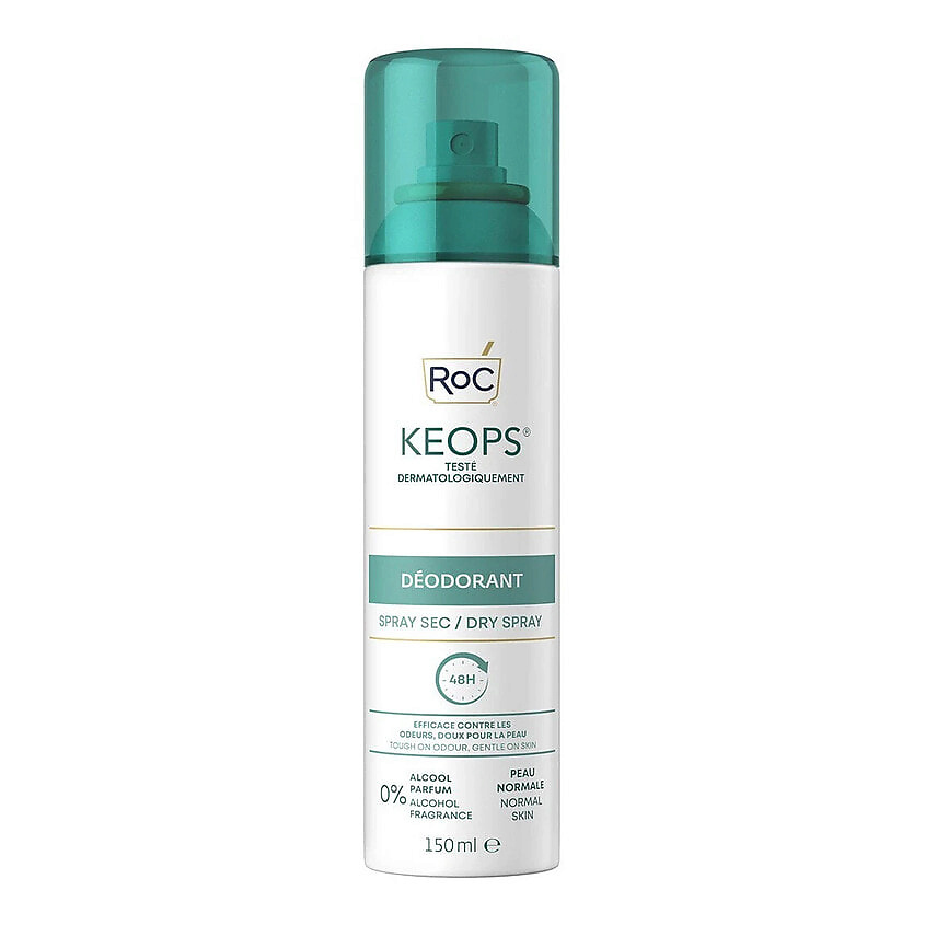 Изображение товара ROC Дезодорант-спрей RoC Keops Dry Deodorant Spray, 150 мл