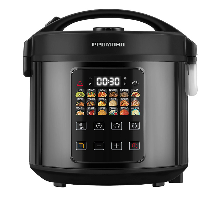 Изображение товара Мультиварка РЕДМОНД МС104 5 литров сенсорная панель автоматические программы черный