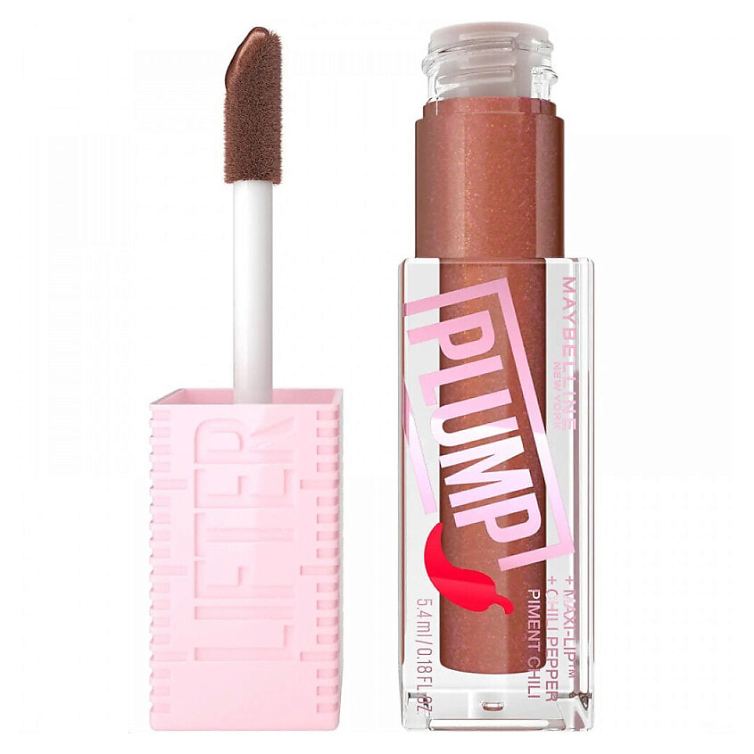 Изображение товара MAYBELLINE Плампер для губ Lifter Plump с экстрактом чили, 07 Cocoa Zing