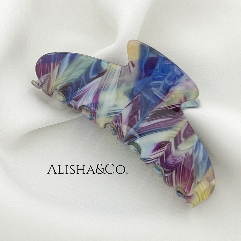 Изображение товара ALISHA&CO. Крабик для волос большой INDIGO, Голубой