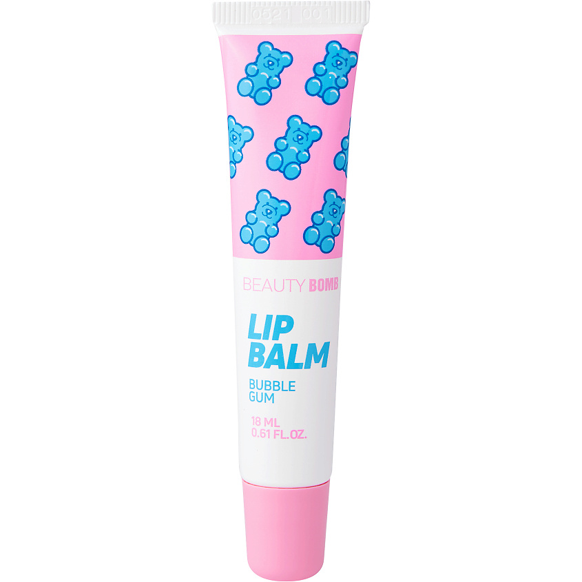 Изображение товара BEAUTY BOMB Бальзам для губ Lip Balm Hempt Bubble Gum, 18 мл