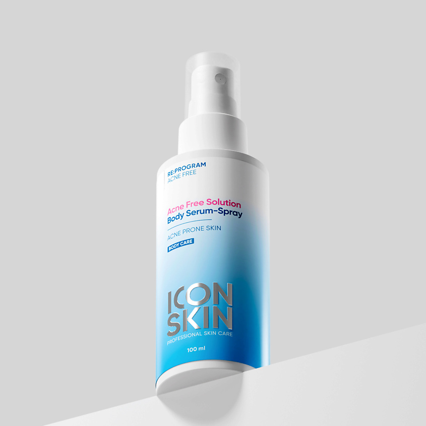 Изображение товара ICON SKIN Кислотная сыворотка для тела ACNE FREE SOLUTION, 100 мл