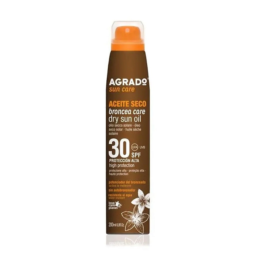Изображение товара AGRADO Сухое масло-спрей для загара SPF30, 200мл