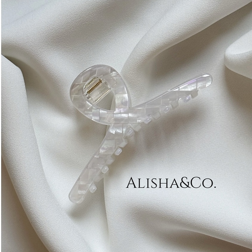 Изображение товара ALISHA&CO. Крабик для волос Rococo Pearl, Перламутровый