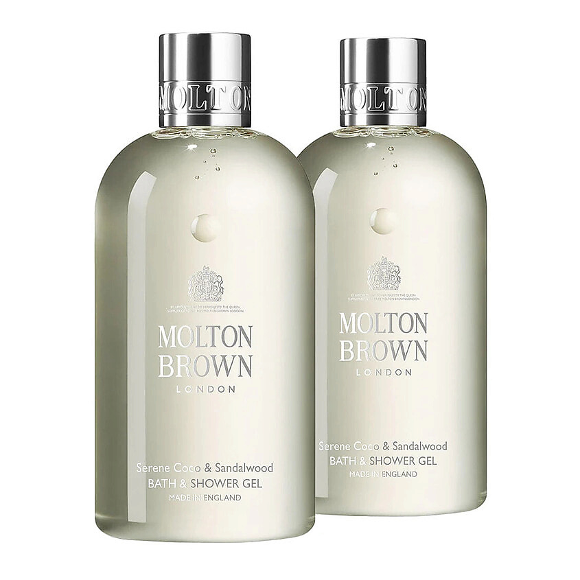 Изображение товара Молтон Браун набор гелей для душа Serene Coco & Sandalwood 2х300 мл подарочный