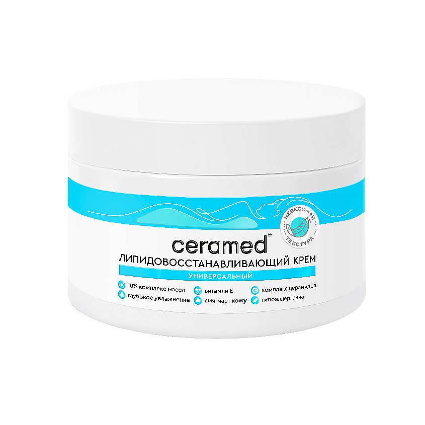 Изображение товара CERAMED Крем для тела липидовосстанавливающий универсальный 300 мл