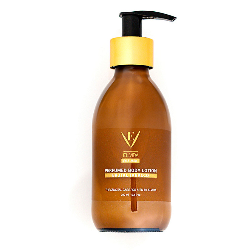 Изображение товара EL'VIRA Мужской лосьон (молочко) для тела парфюмированный мужской,унисекс табак "Brutal Tabacco", 1 шт.