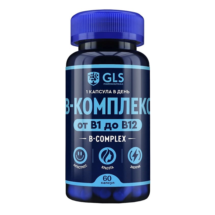 Изображение товара Витаминный комплекс B-комплекс GLS PHARMACEUTICALS для энергии и здоровья