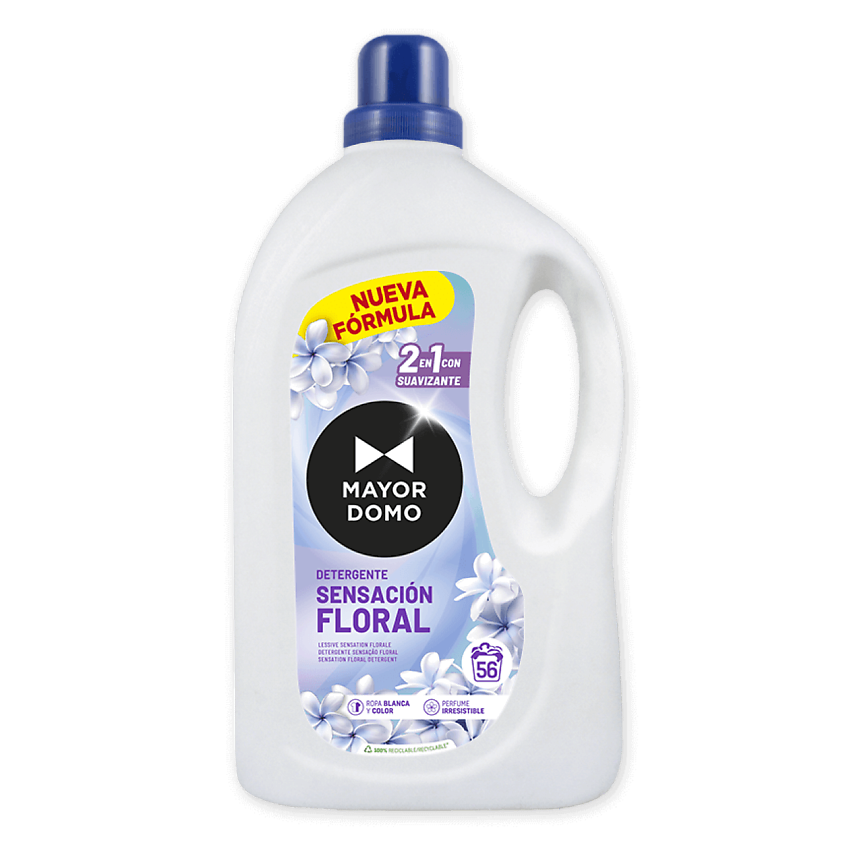 Изображение товара Mayordomo Универсальный концентрированный гель для стирки 2 в 1 Цветочная Свежесть 3000мл
