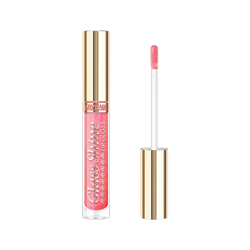Изображение товара LUXVISAGE Блеск для губ GLASS SHINE тон 17 мерцающий увлажняющий