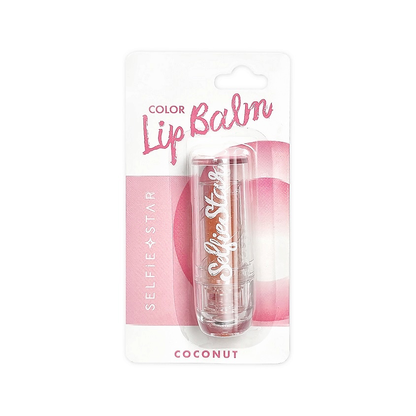 Изображение товара SELFIE STAR Бальзам-тинт для губ Crystal Lip Balm, Coconut, 3,4 гр